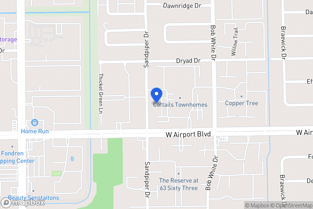 Map of 12225 Sandpiper Dr, Houston