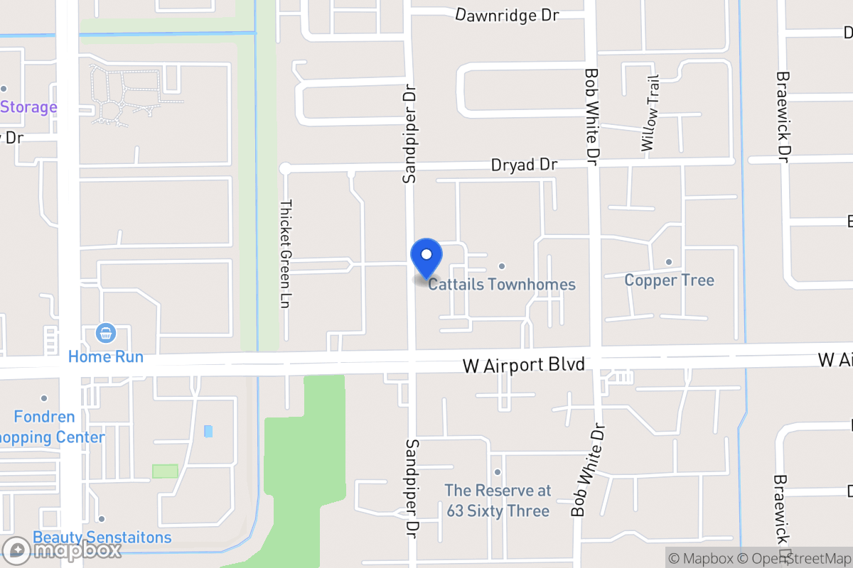 Map of 12221 Sandpiper Dr, Houston
