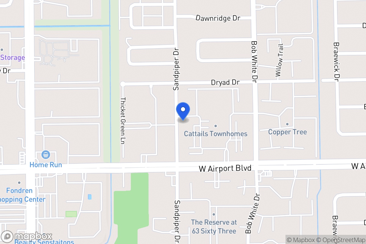 Map of 12203 Sandpiper Dr, Houston