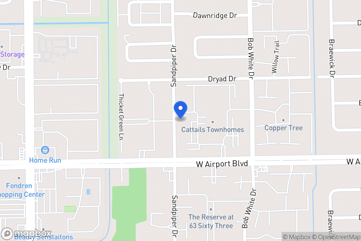 Map of 12205 Sandpiper Dr, Houston