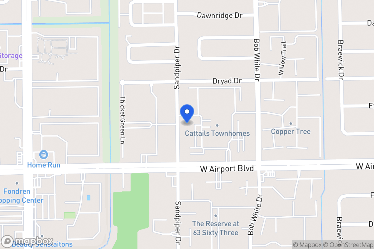 Map of 12207 Sandpiper Dr, Houston