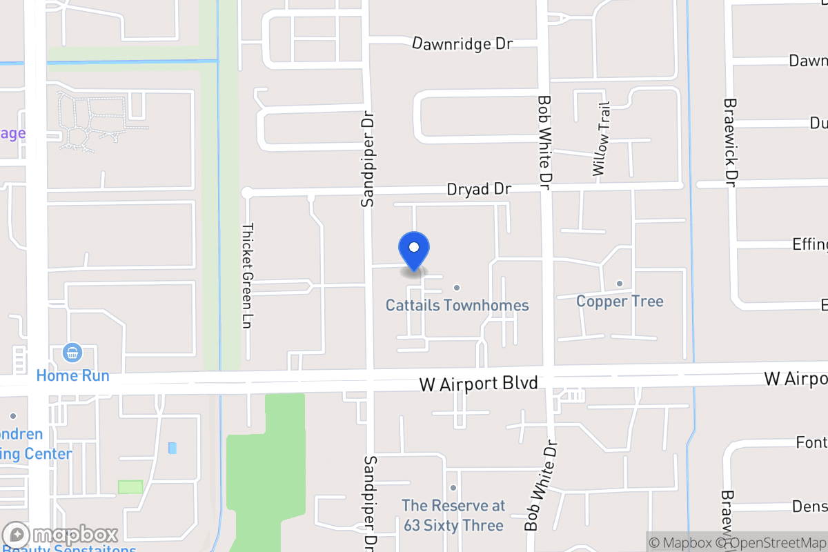 Map of 6373 Peacock Hills Dr, Houston