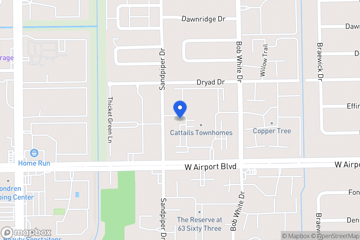 Map of 6375 Peacock Hills Dr, Houston