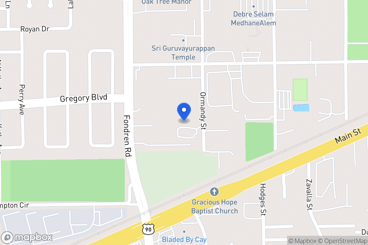 Map of Ormandy, Houston