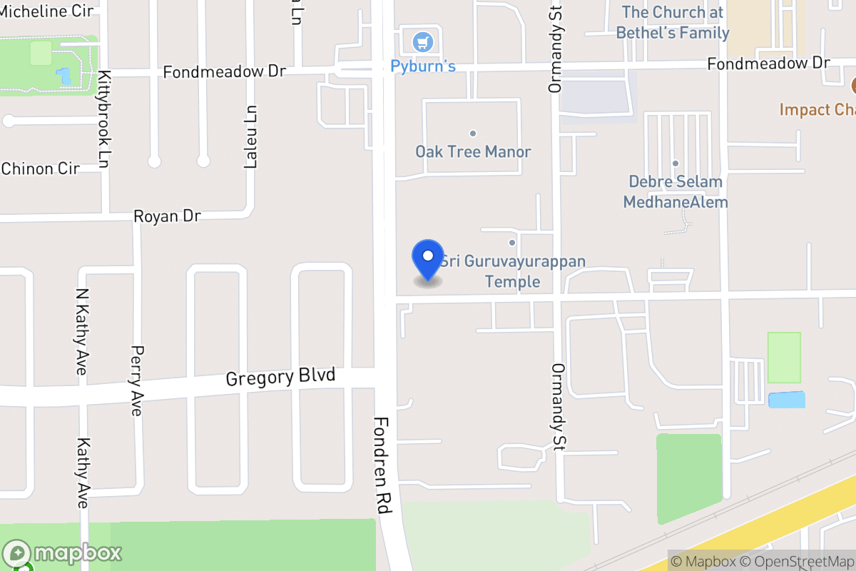 Map of 11613 Govinda St, Houston
