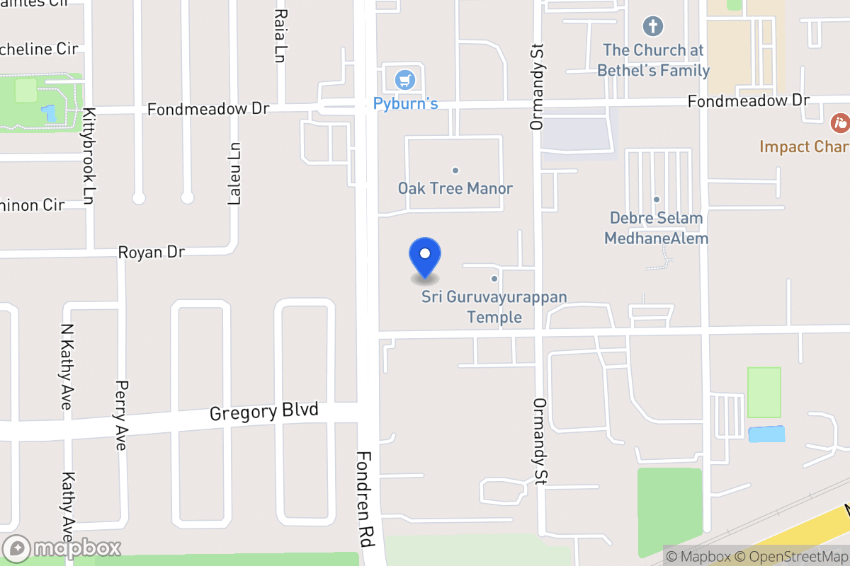 Map of 11606 Madhava St, Houston