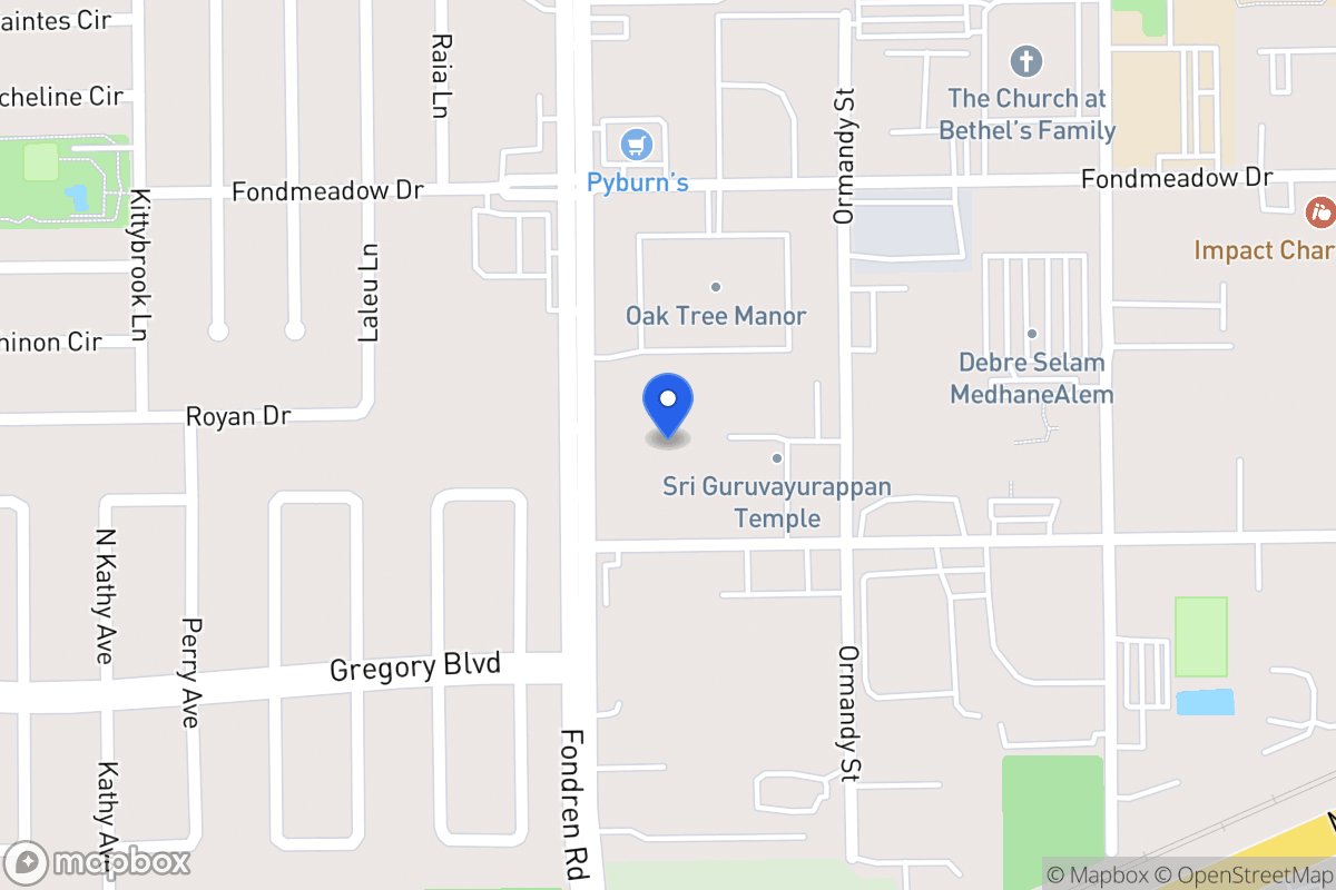 Map of 11604 Madhava St, Houston