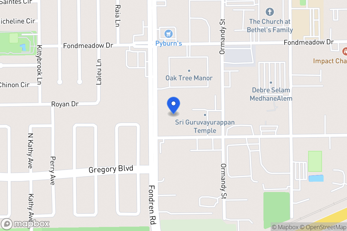 Map of Private Streets, Houston