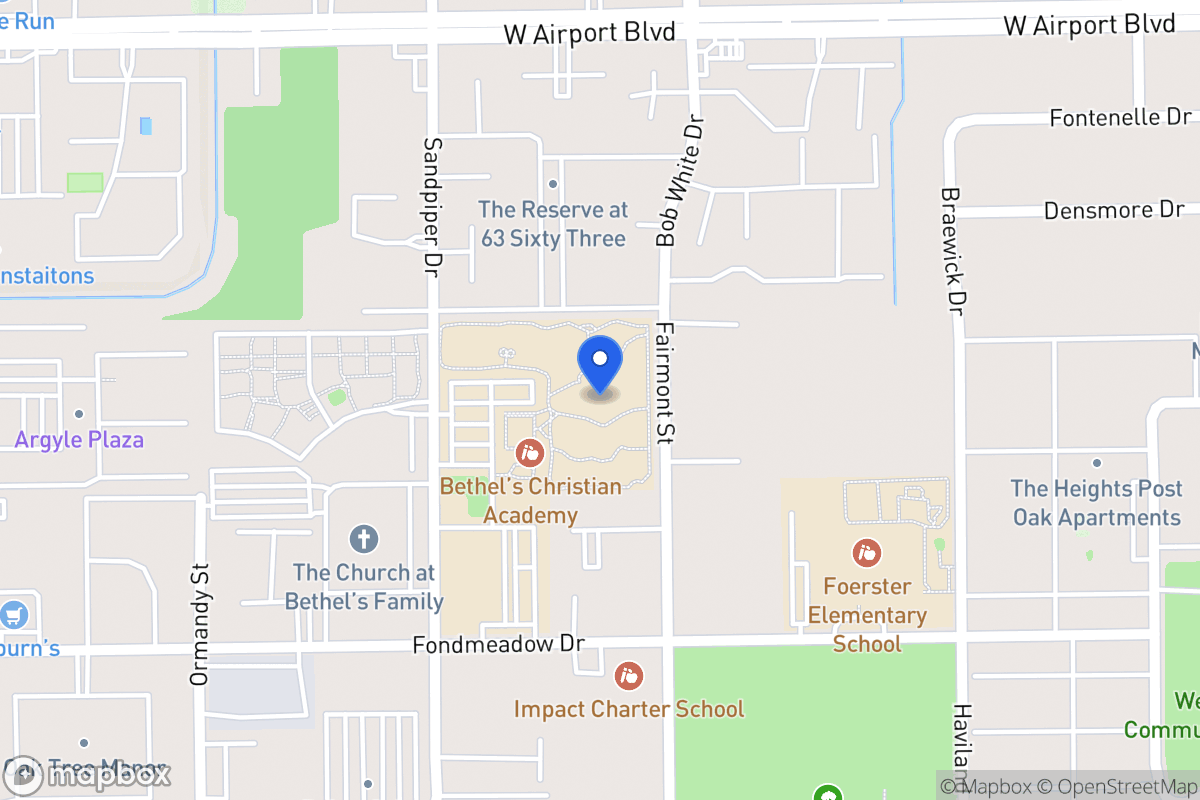 Map of 14414 Fairmont St, Houston