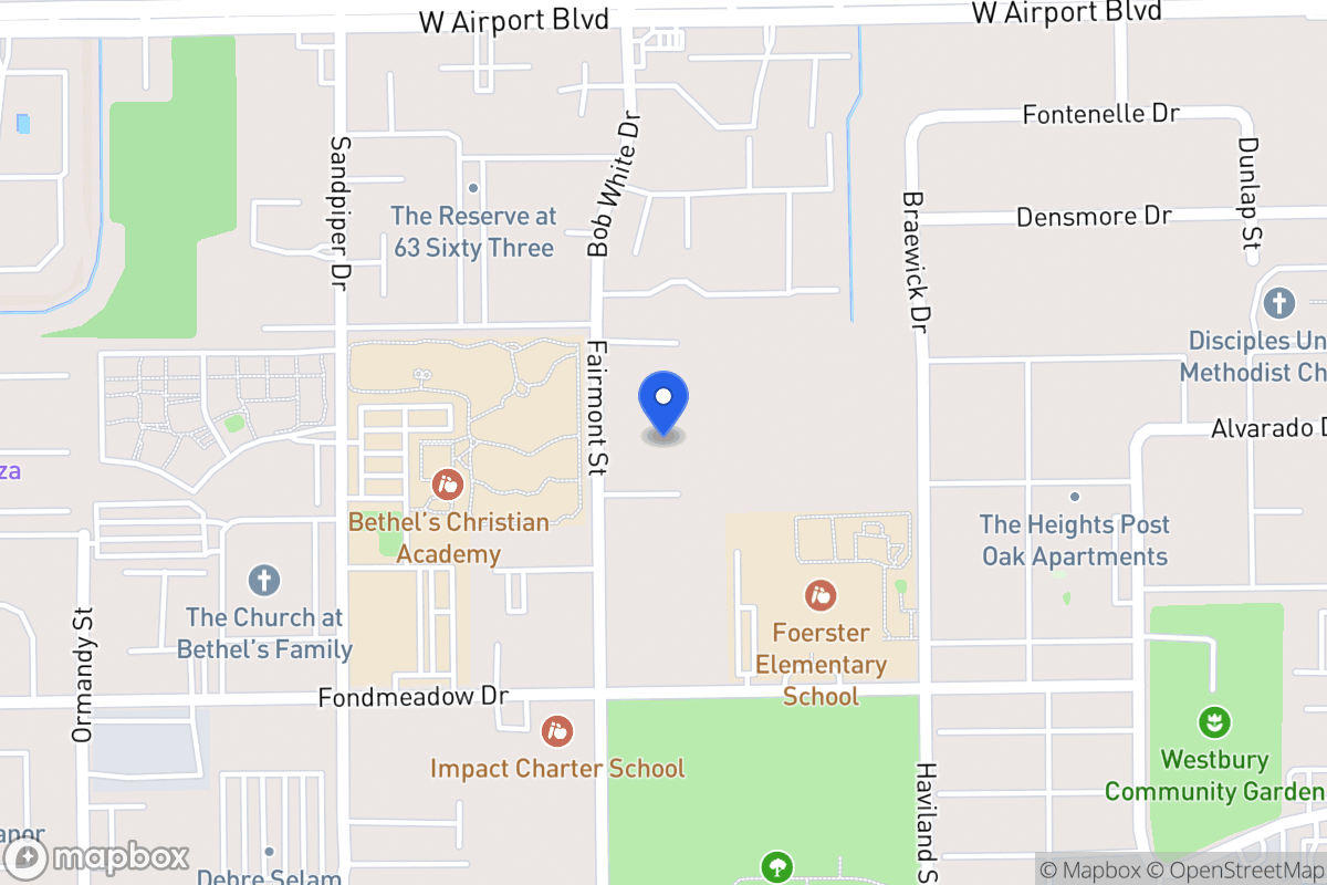 Map of 11315 Fairmont St, Houston