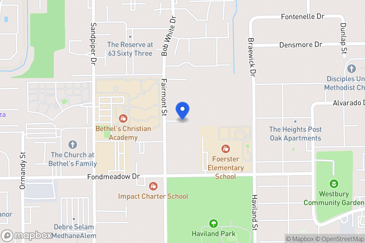 Map of 11409 Fairmont St, Houston