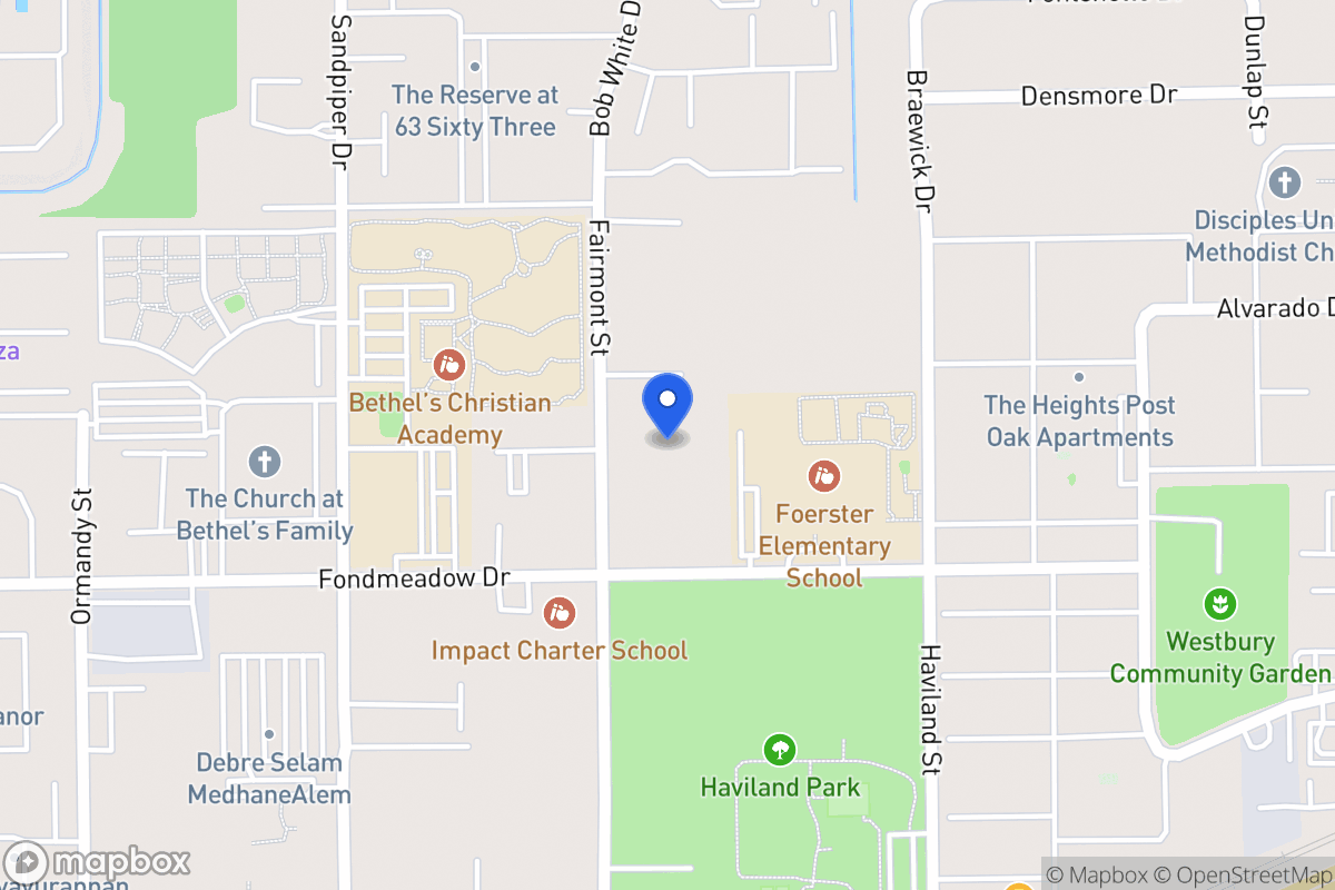 Map of 11433 Fairmont St, Houston