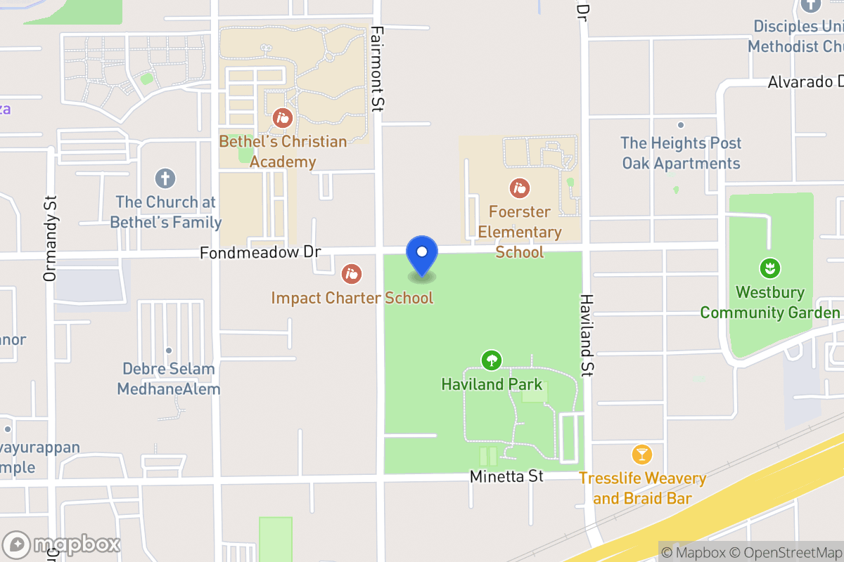 Map of Fairmont St, Houston