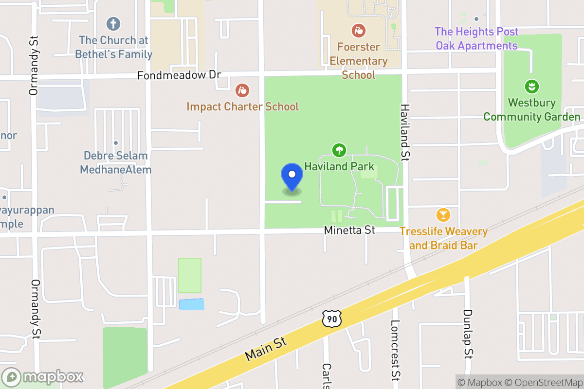 Map of 11625 Fairmont St, Houston