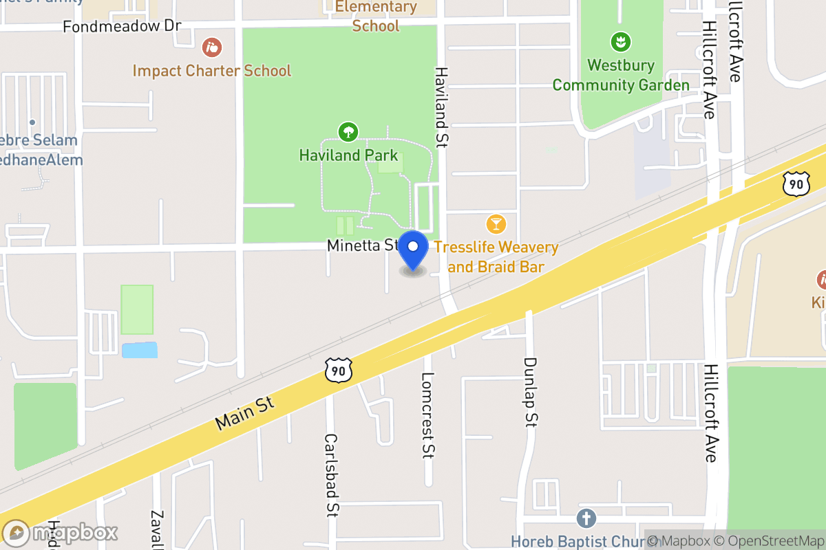 Map of 14209 Minetta St, Houston