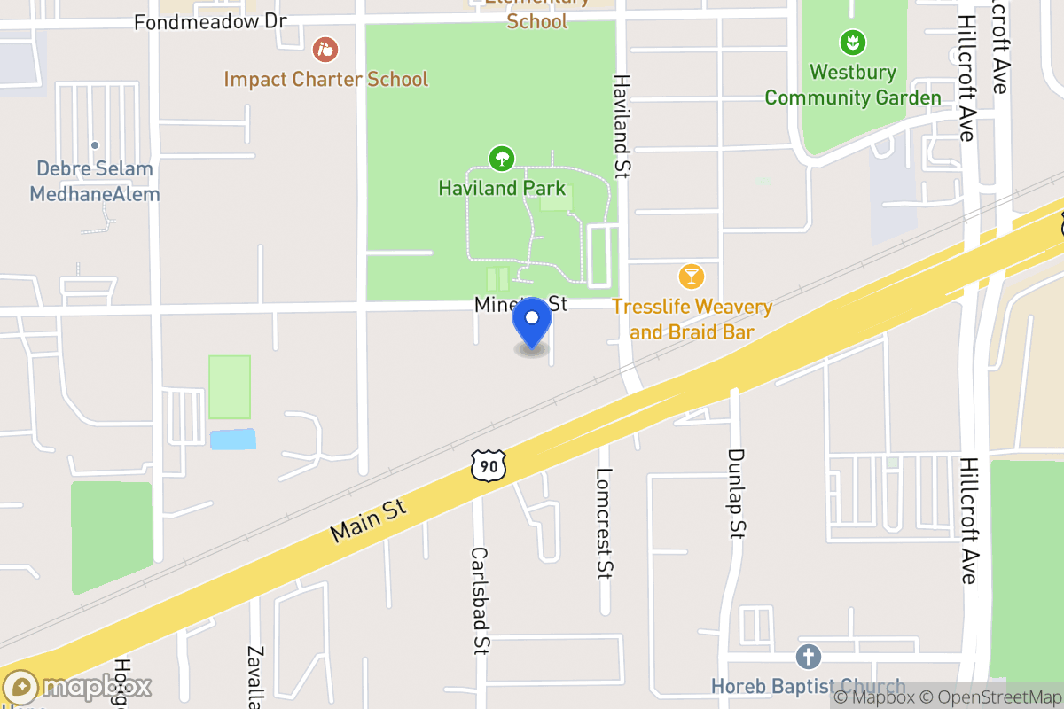 Map of 14217 Minetta St, Houston
