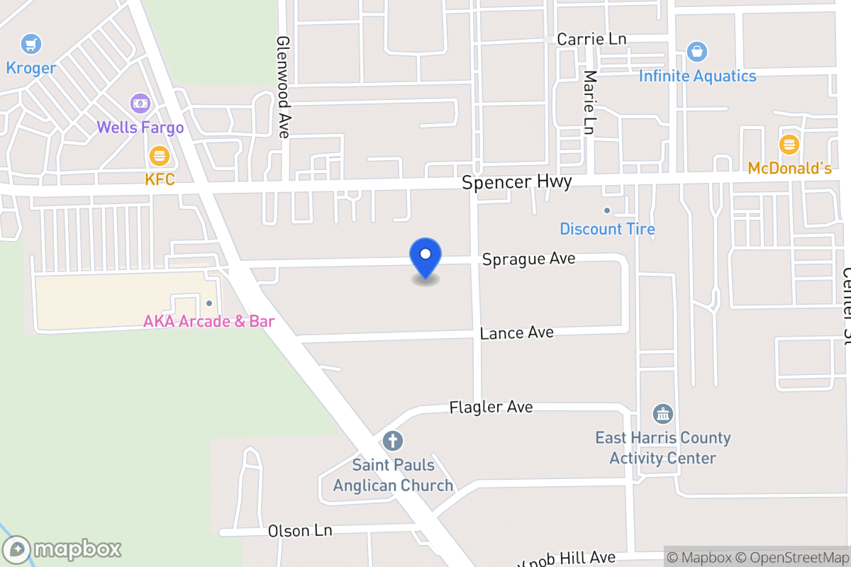 Map of 7114 Sprague Ave, Pasadena