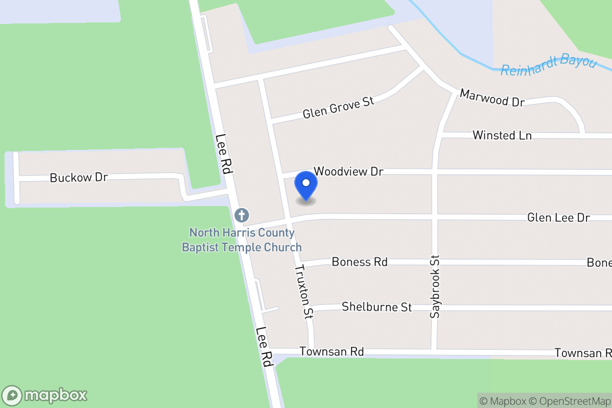 Map of 5813 Glen Lee Dr, Humble