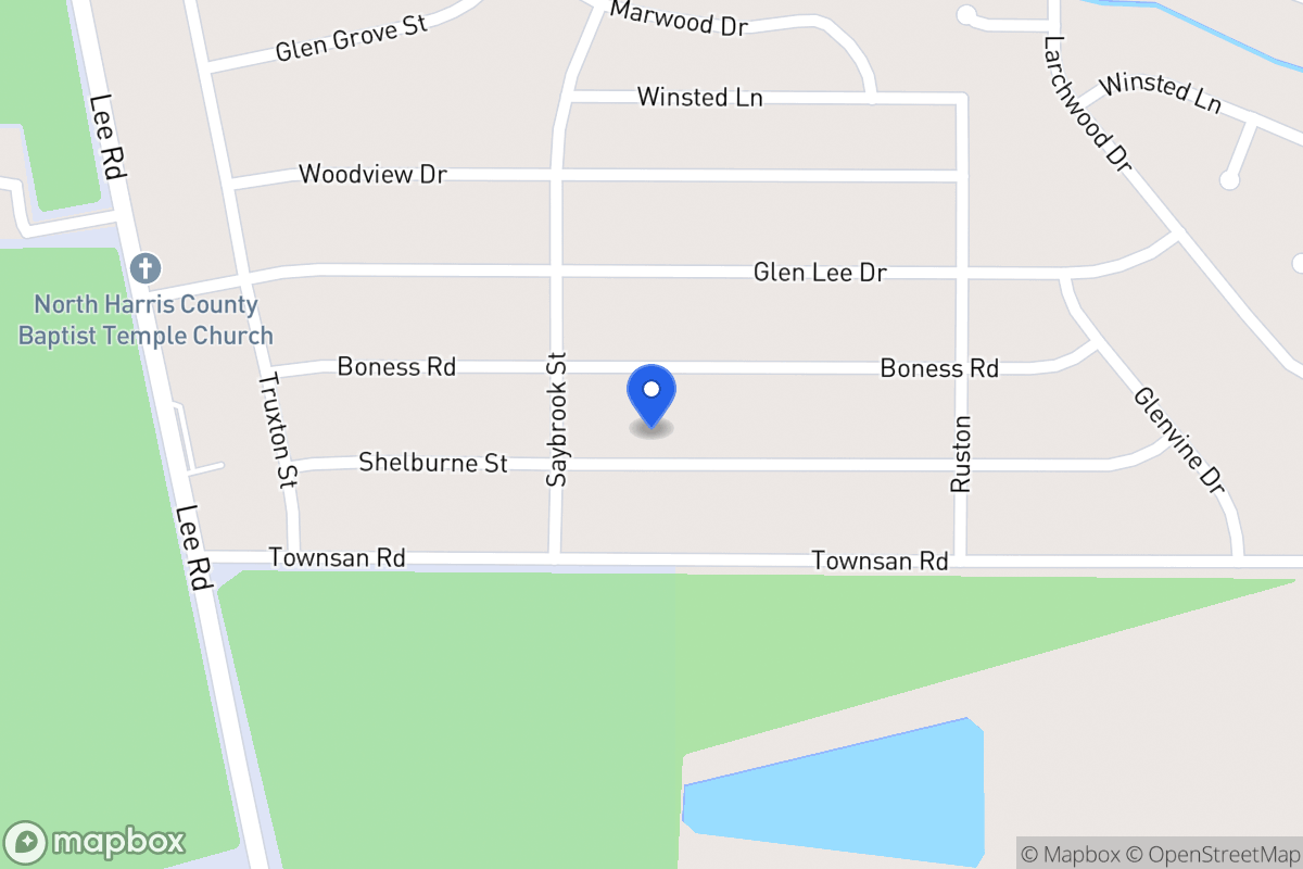 Map of 6017 Shelburne St, Humble