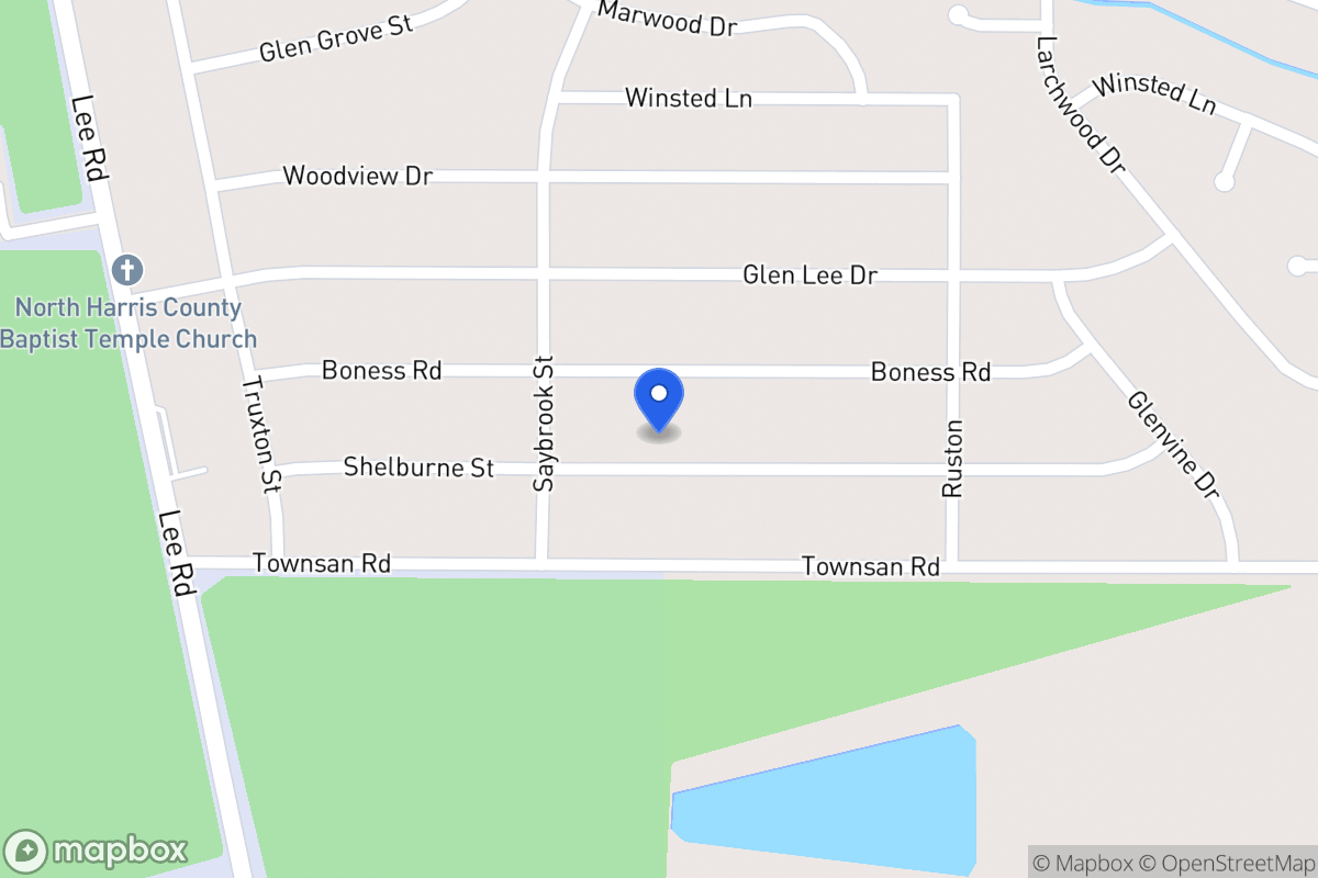 Map of 6019 Shelburne St, Humble