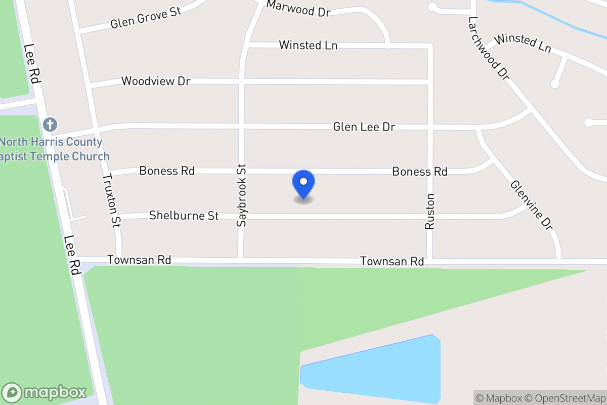 Map of 6027 Shelburne St, Humble
