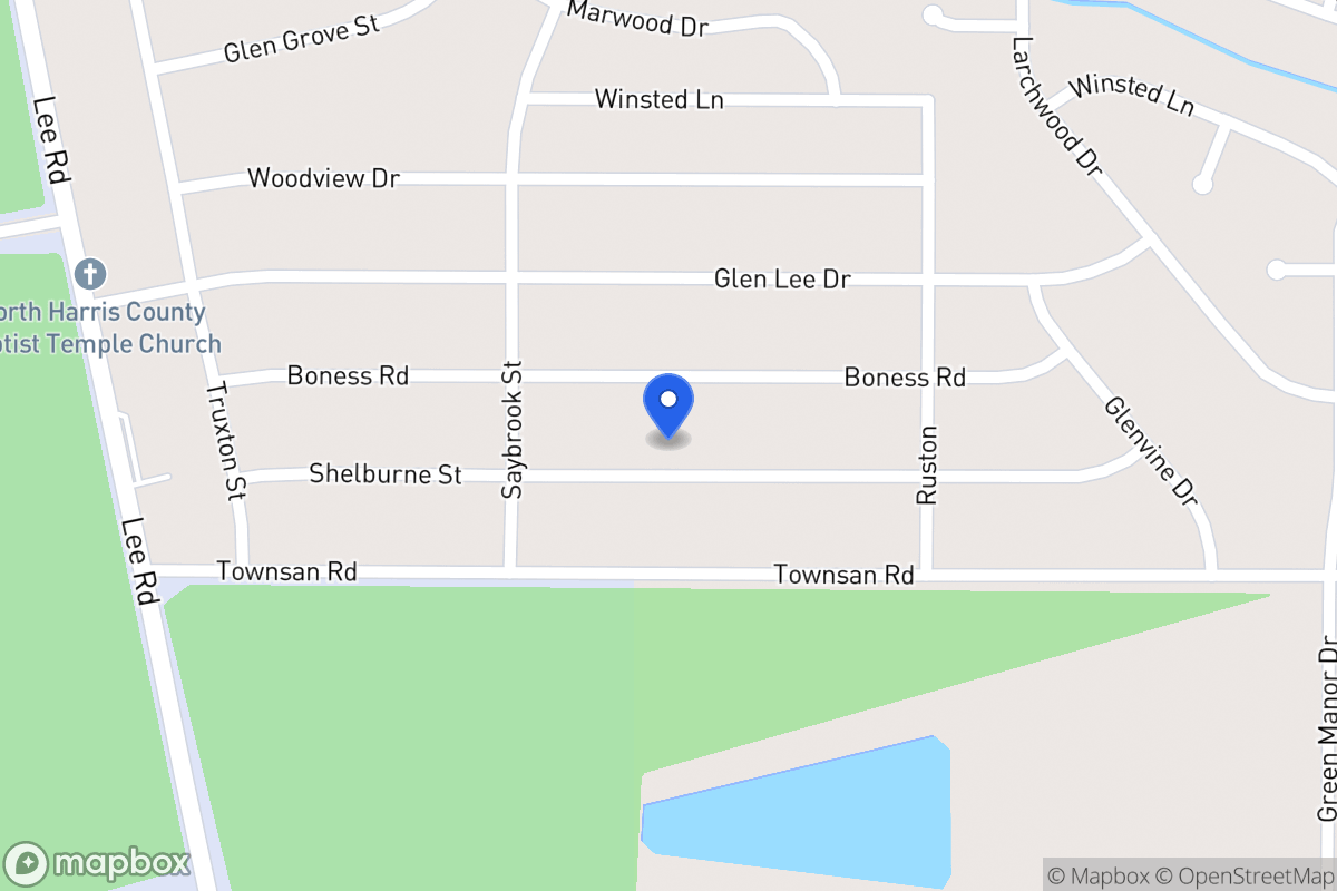 Map of 6031 Shelburne St, Humble