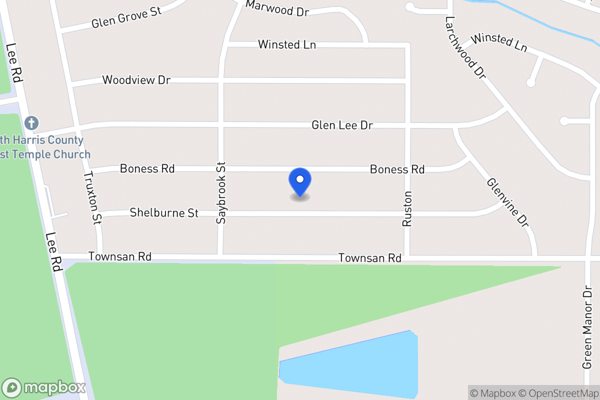 Map of 6035 Shelburne St, Humble