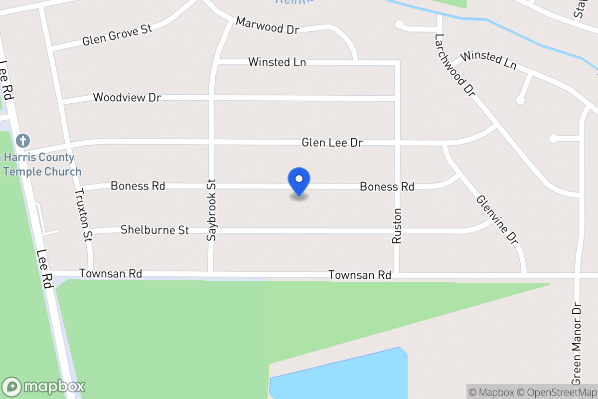 Map of 6038 Boness Rd, Humble