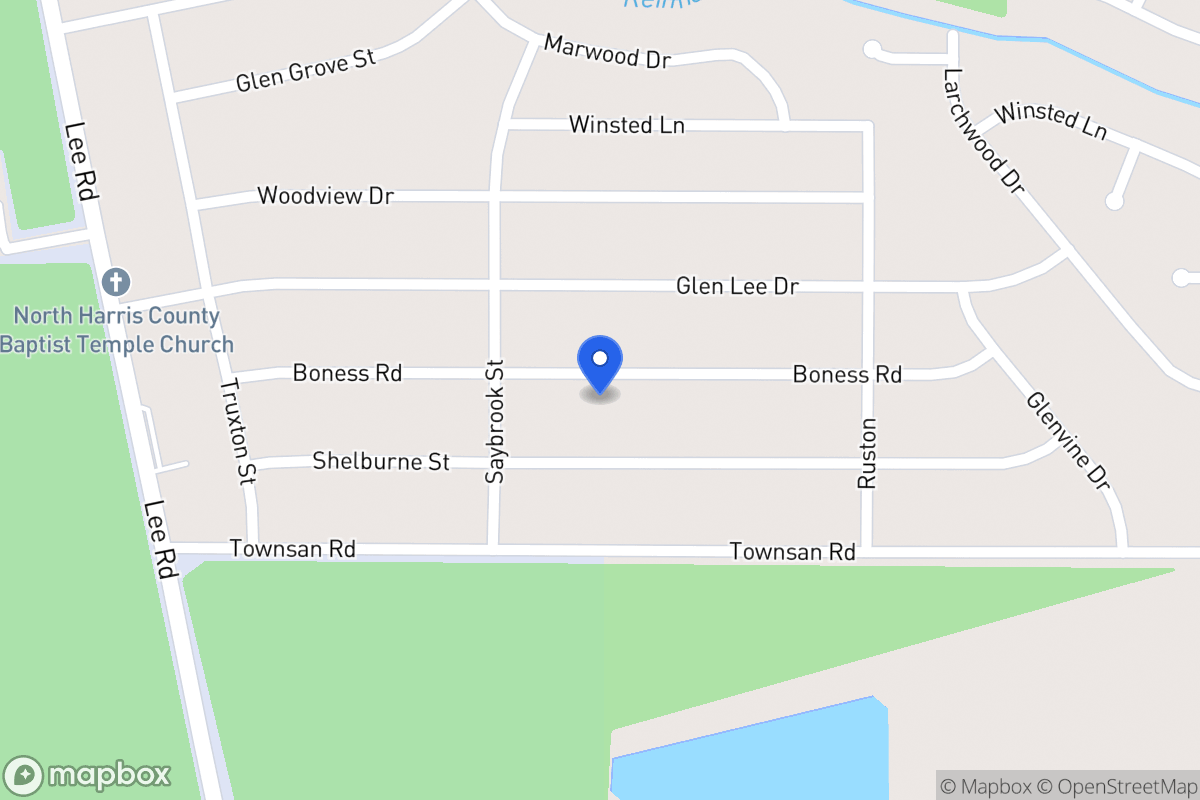 Map of 6018 Boness Rd, Humble