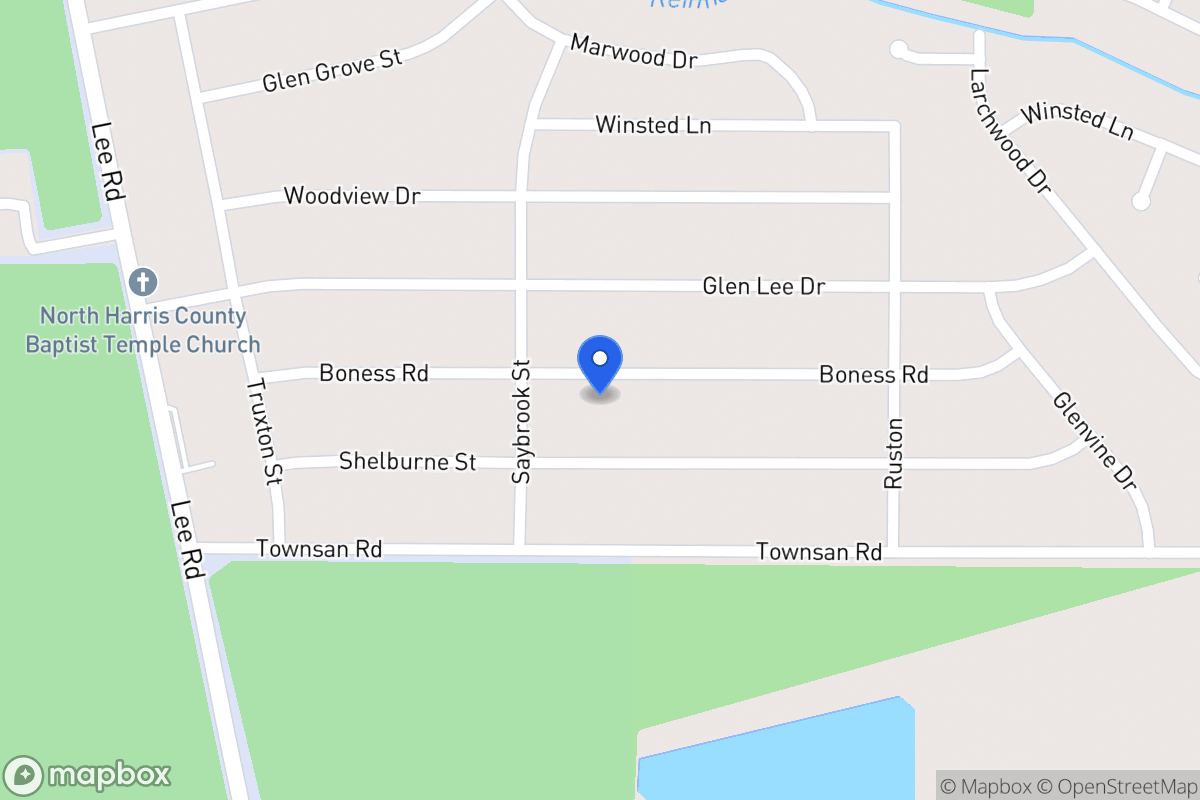 Map of 6014 Boness Rd, Humble