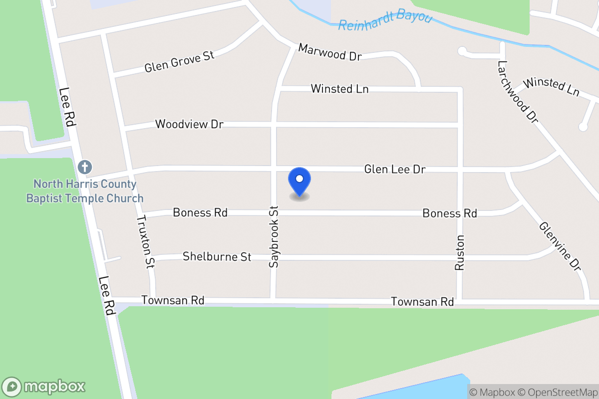 Map of 6011 Boness Rd, Humble