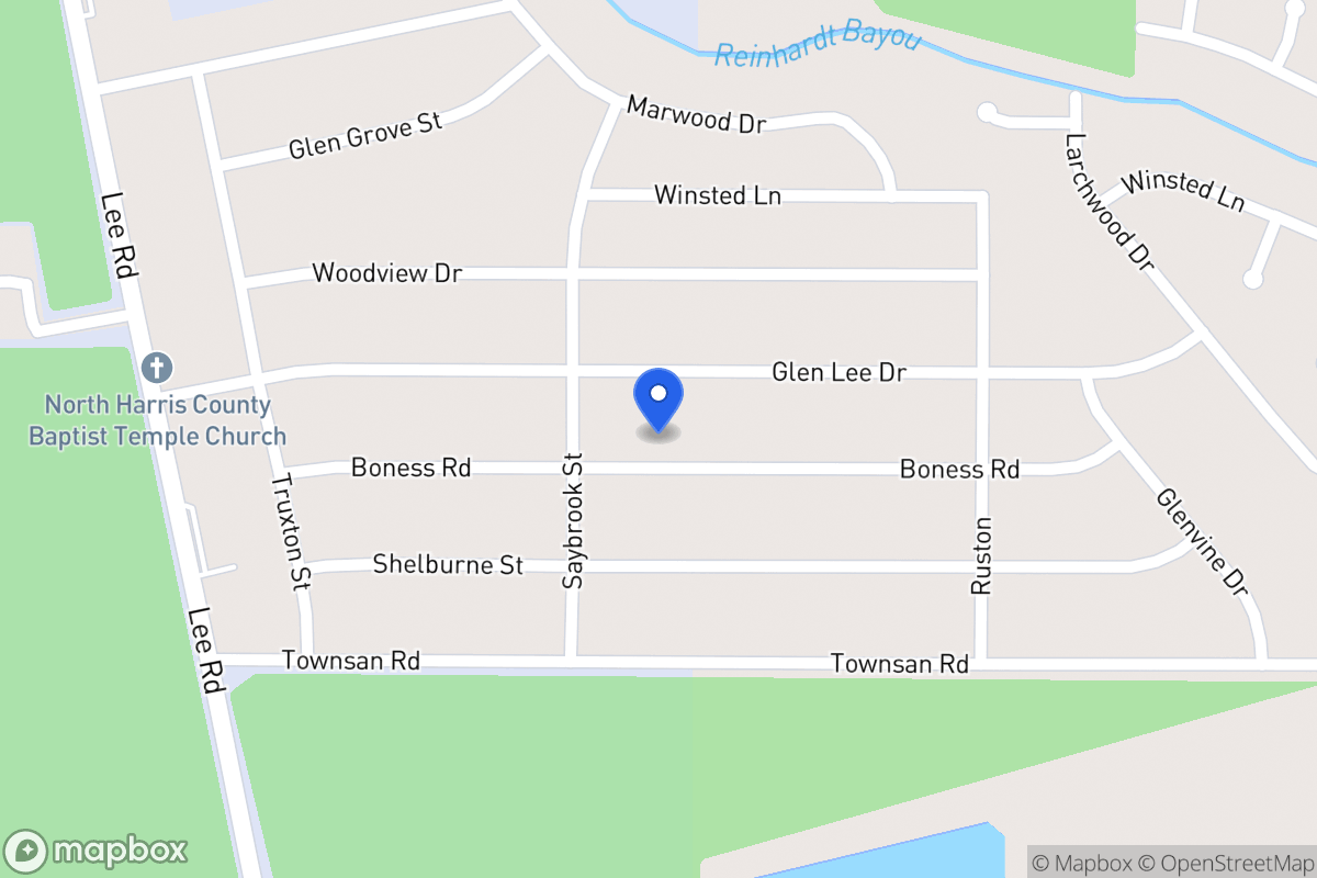 Map of 6015 Boness Rd, Humble