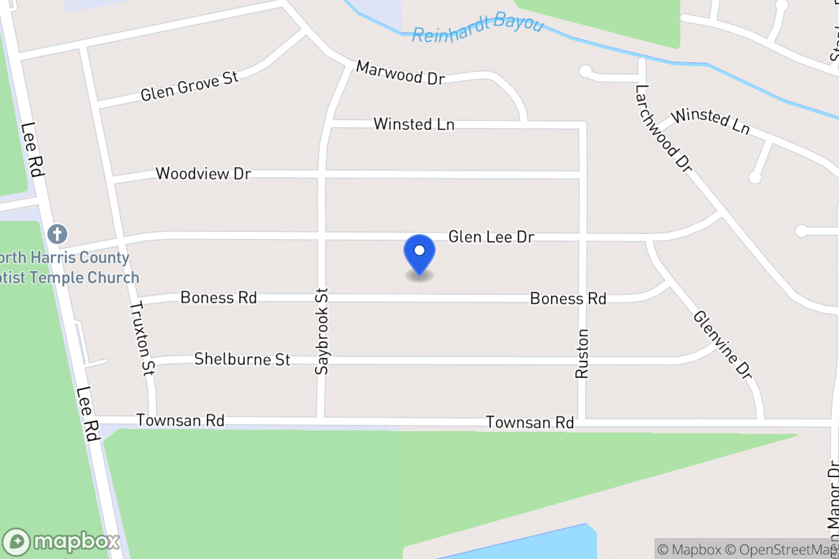Map of 6031 Boness Rd, Humble