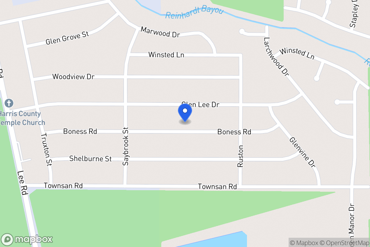 Map of 6043 Boness Rd, Humble
