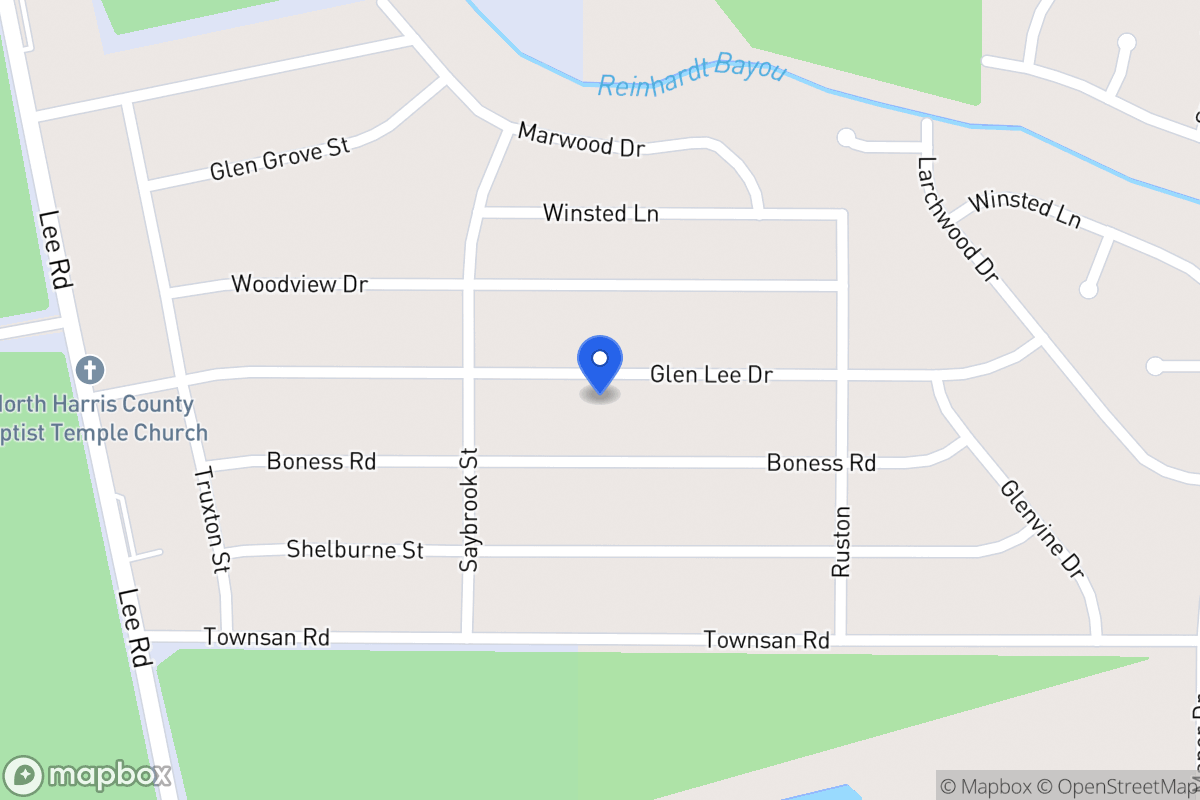 Map of 6030 Glen Lee Dr, Humble