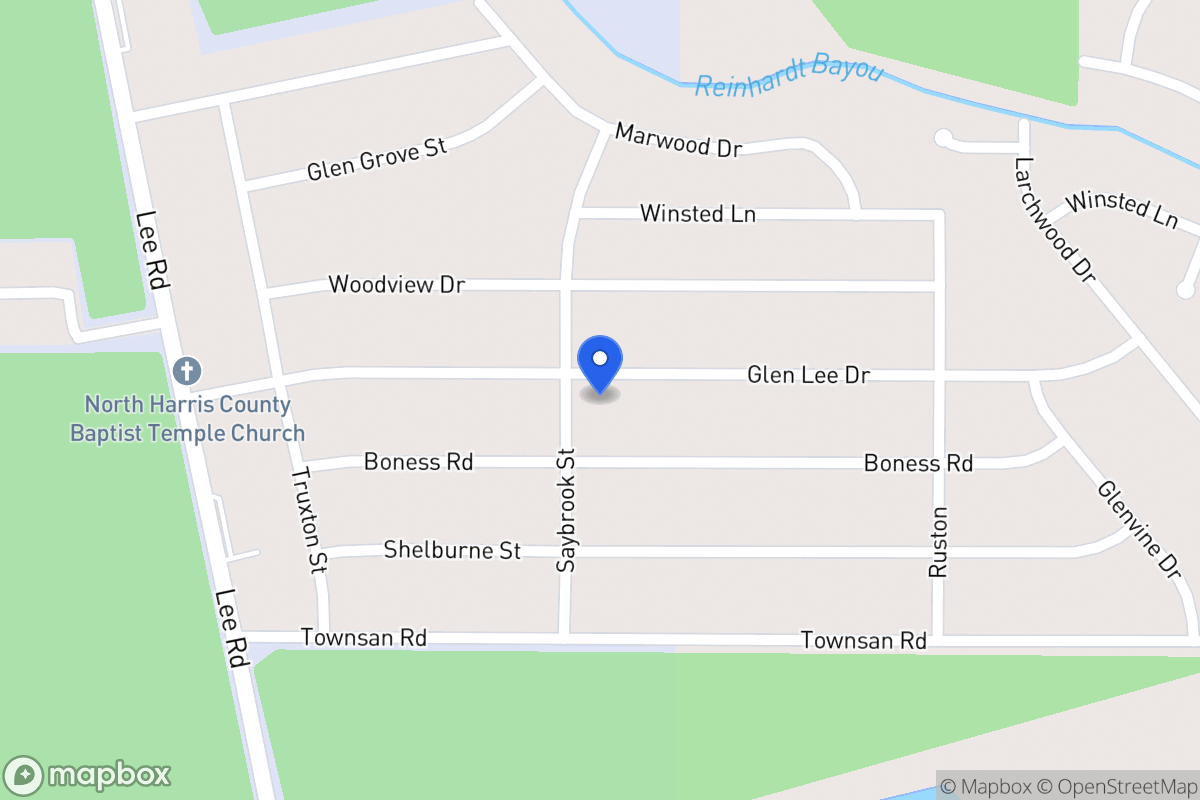 Map of 6006 Glen Lee Dr, Humble
