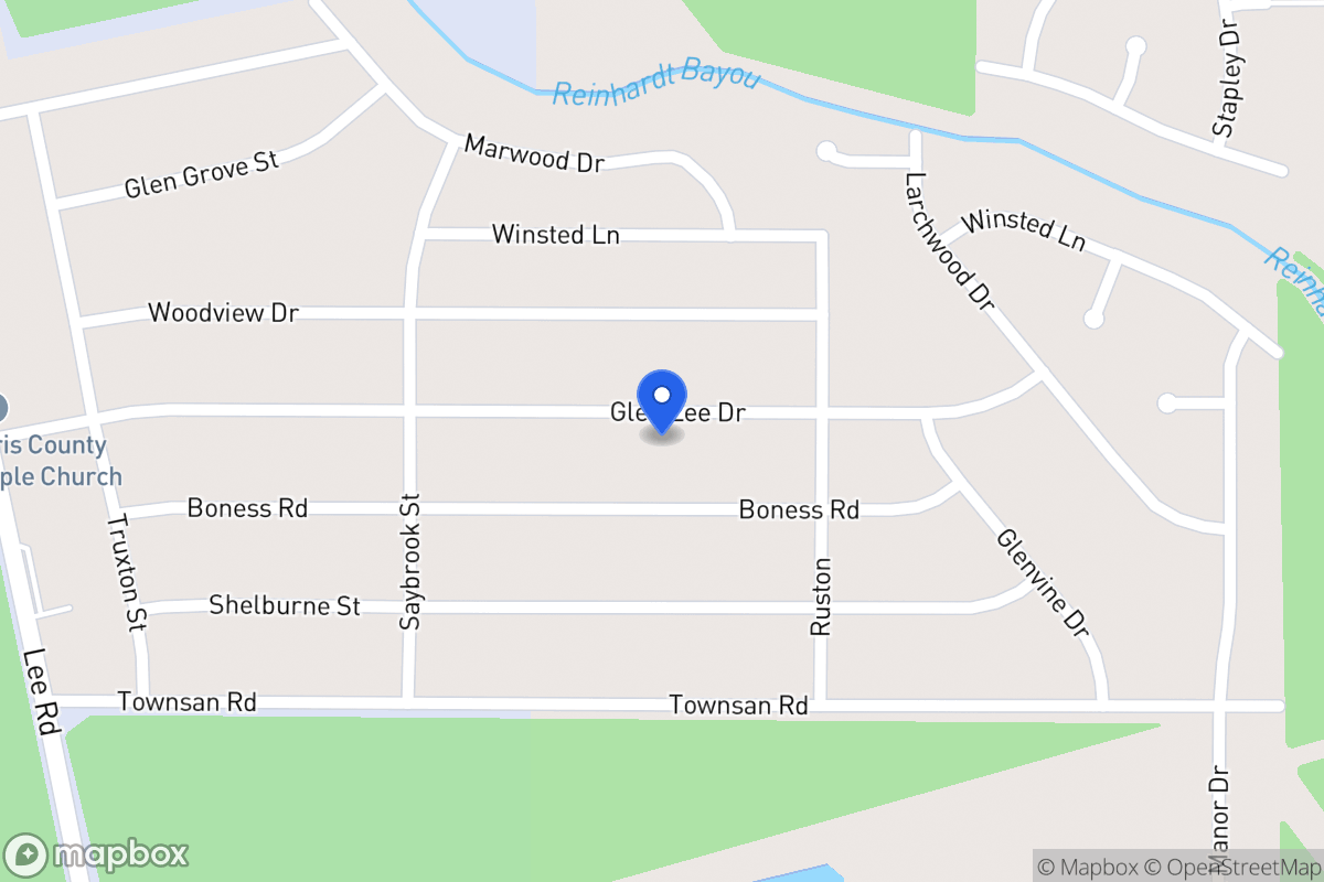 Map of 6058 Glen Lee Dr, Humble