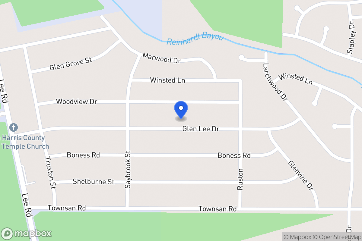 Map of 6039 Glen Lee Dr, Humble