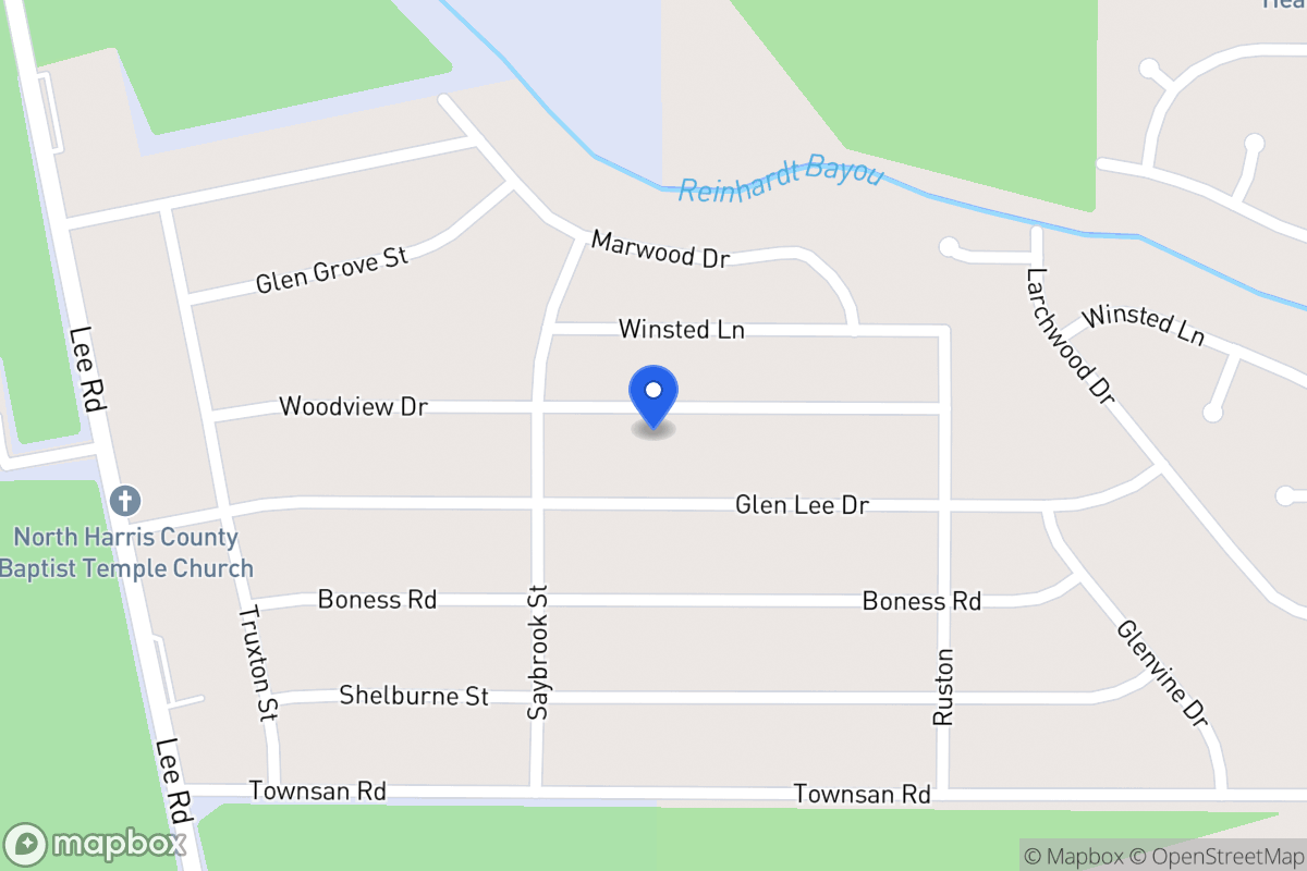 Map of 6022 Woodview Dr, Humble