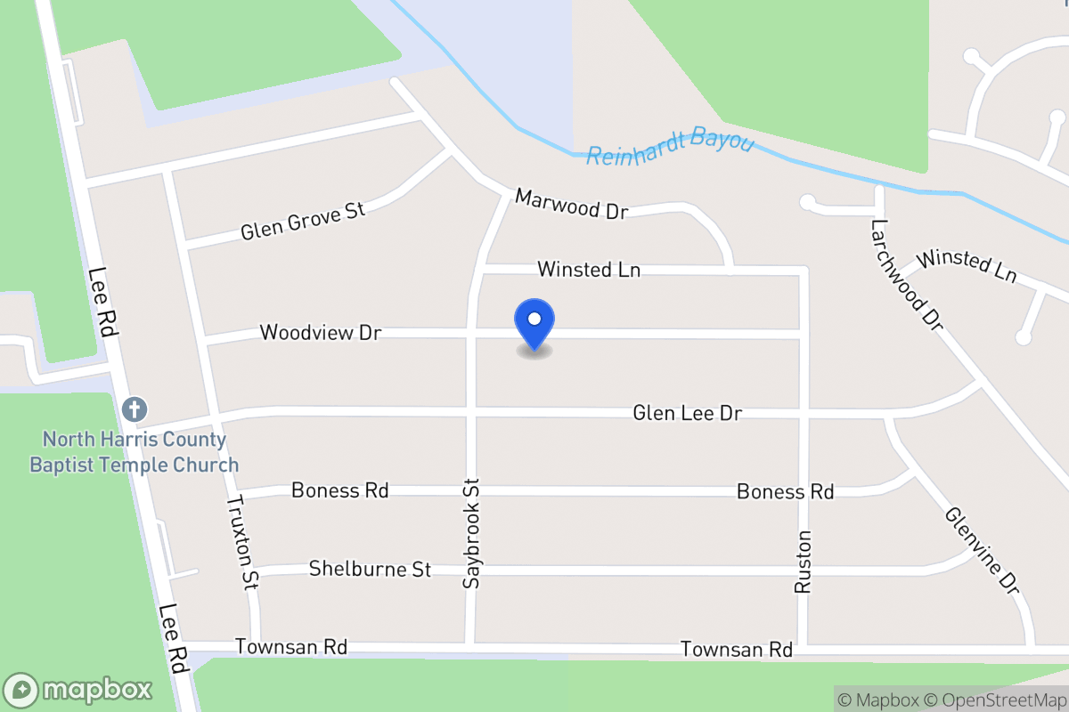Map of 6014 Woodview Dr, Humble