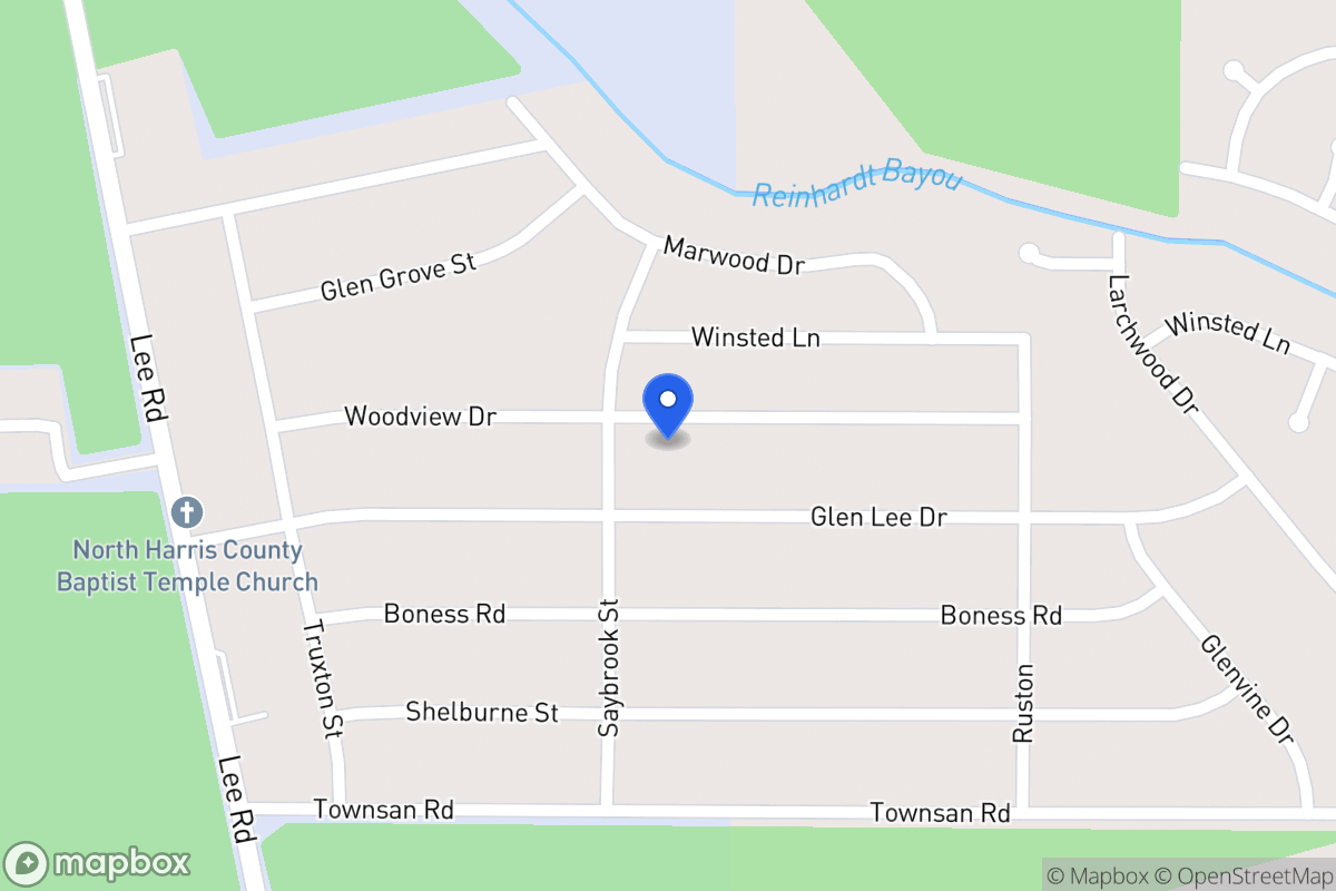Map of 6010 Woodview Dr, Humble