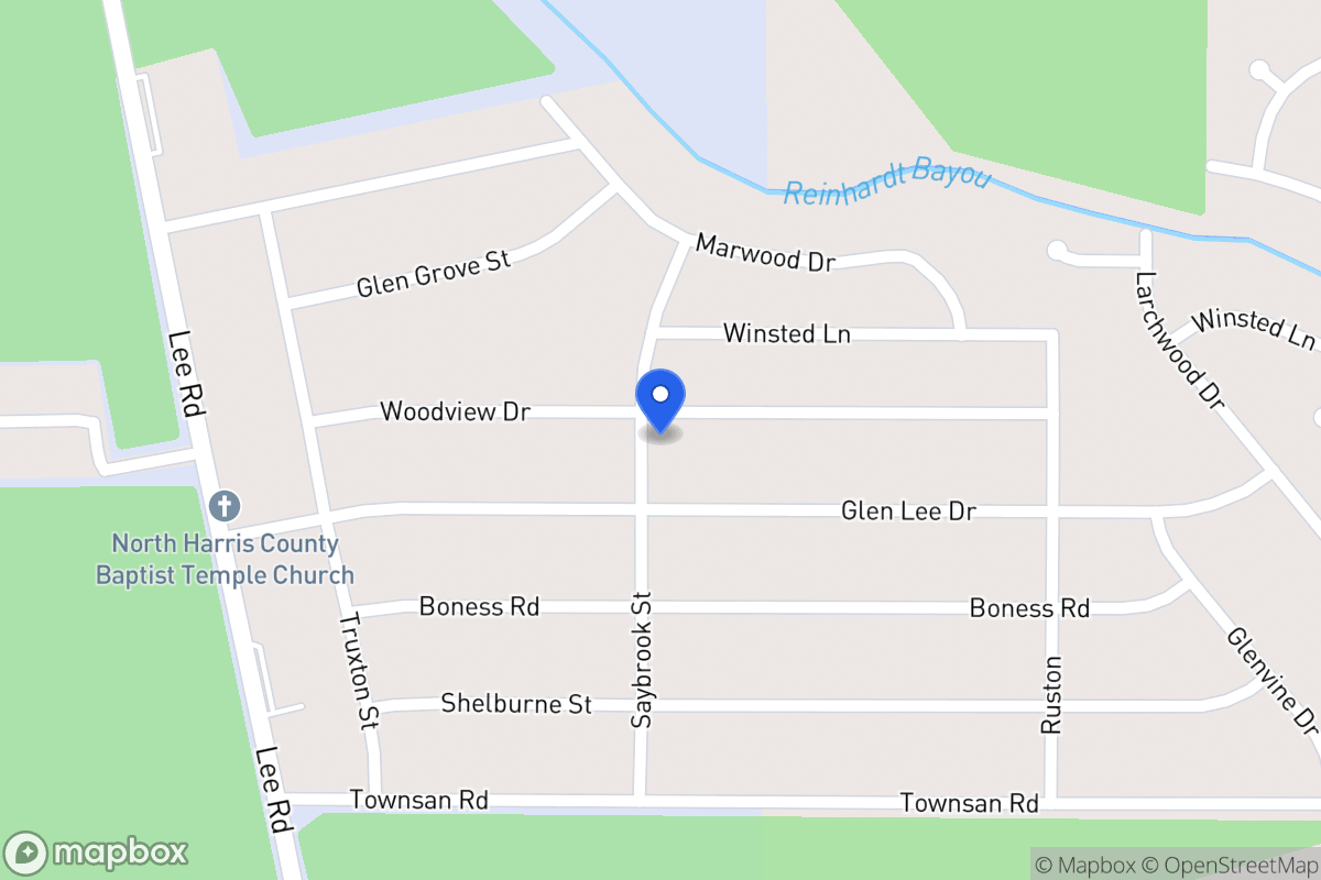 Map of 6002 Woodview Dr, Humble