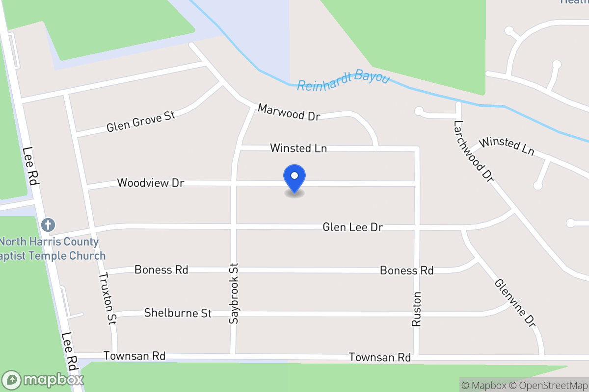Map of 6026 Woodview Dr, Humble