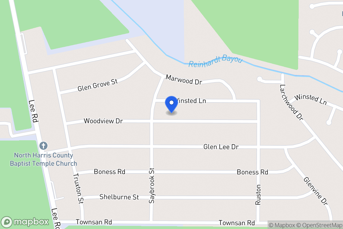 Map of 6025 Woodview Dr, Humble