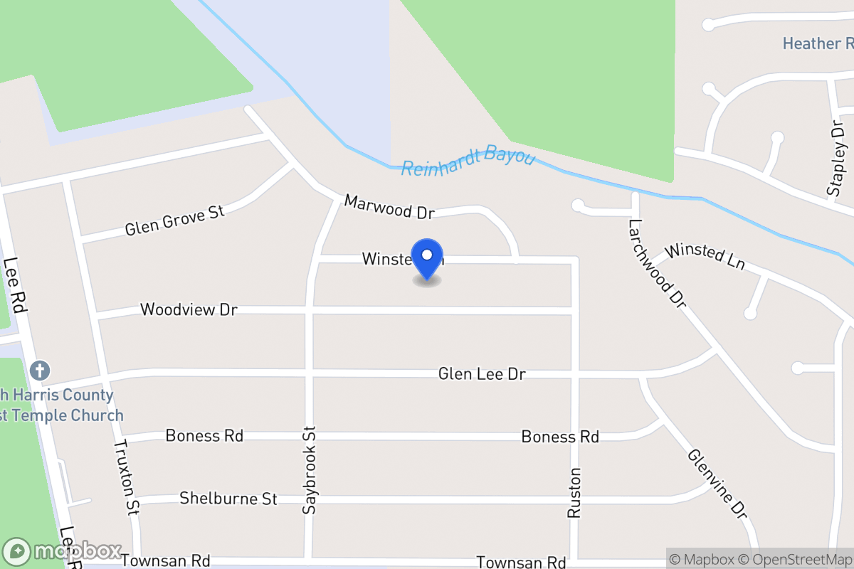 Map of 6018 Winstead Ln, Humble