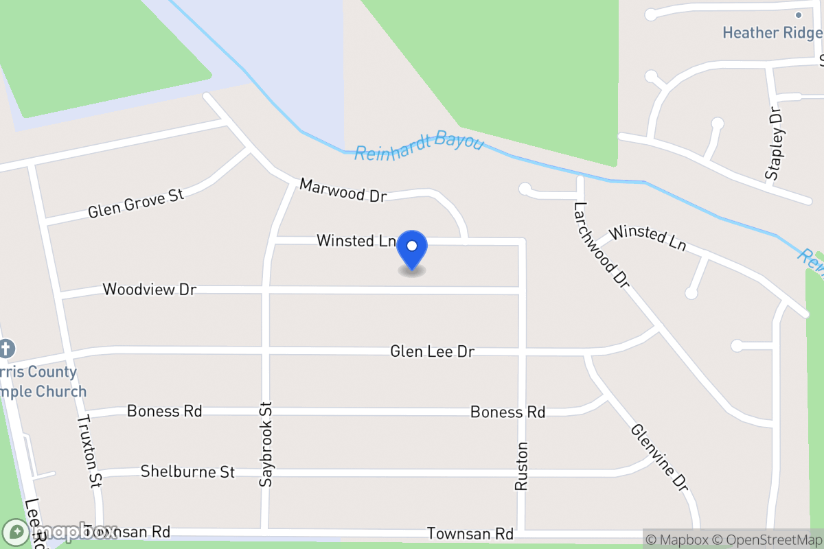 Map of 6047 Woodview Dr, Humble