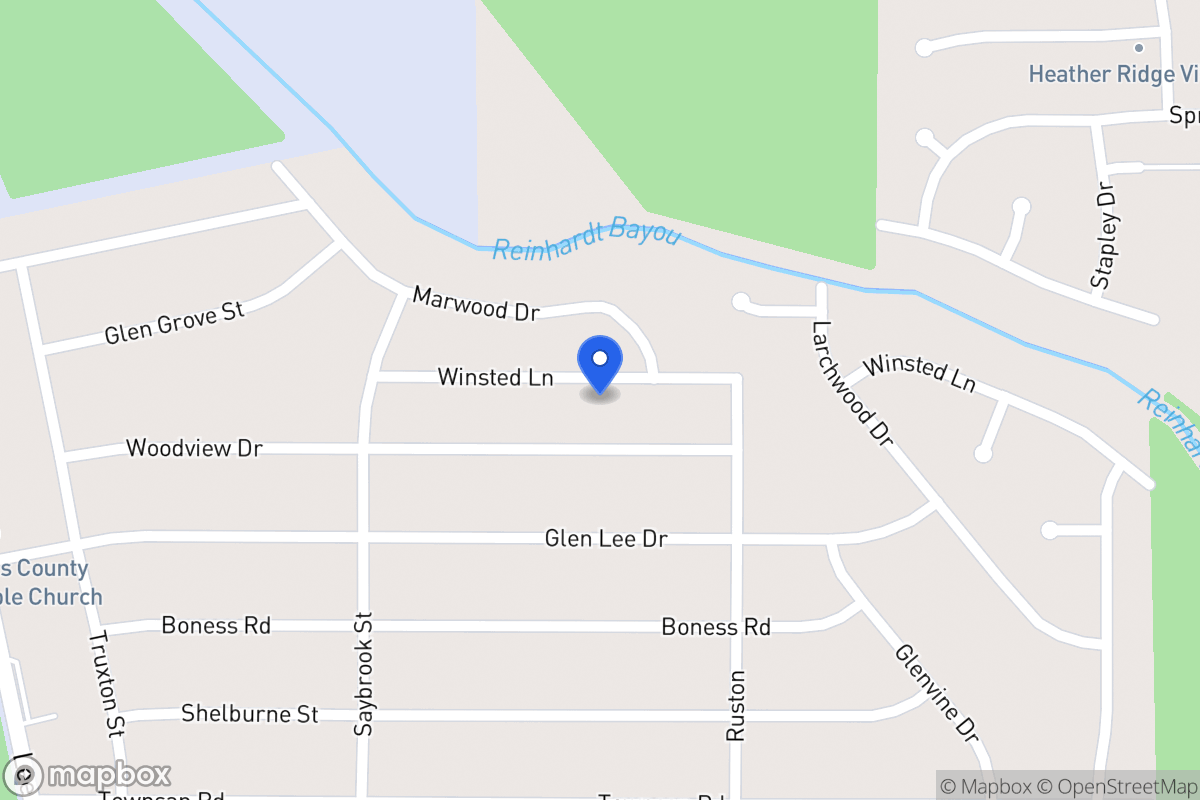 Map of Winstead Dr, Humble