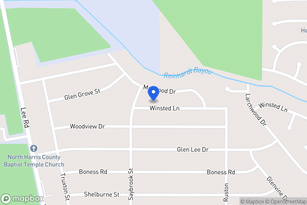 Map of 6011 Winstead Ln, Humble
