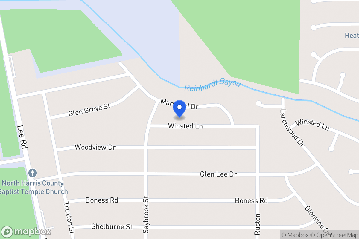 Map of 6015 Winstead Ln, Humble