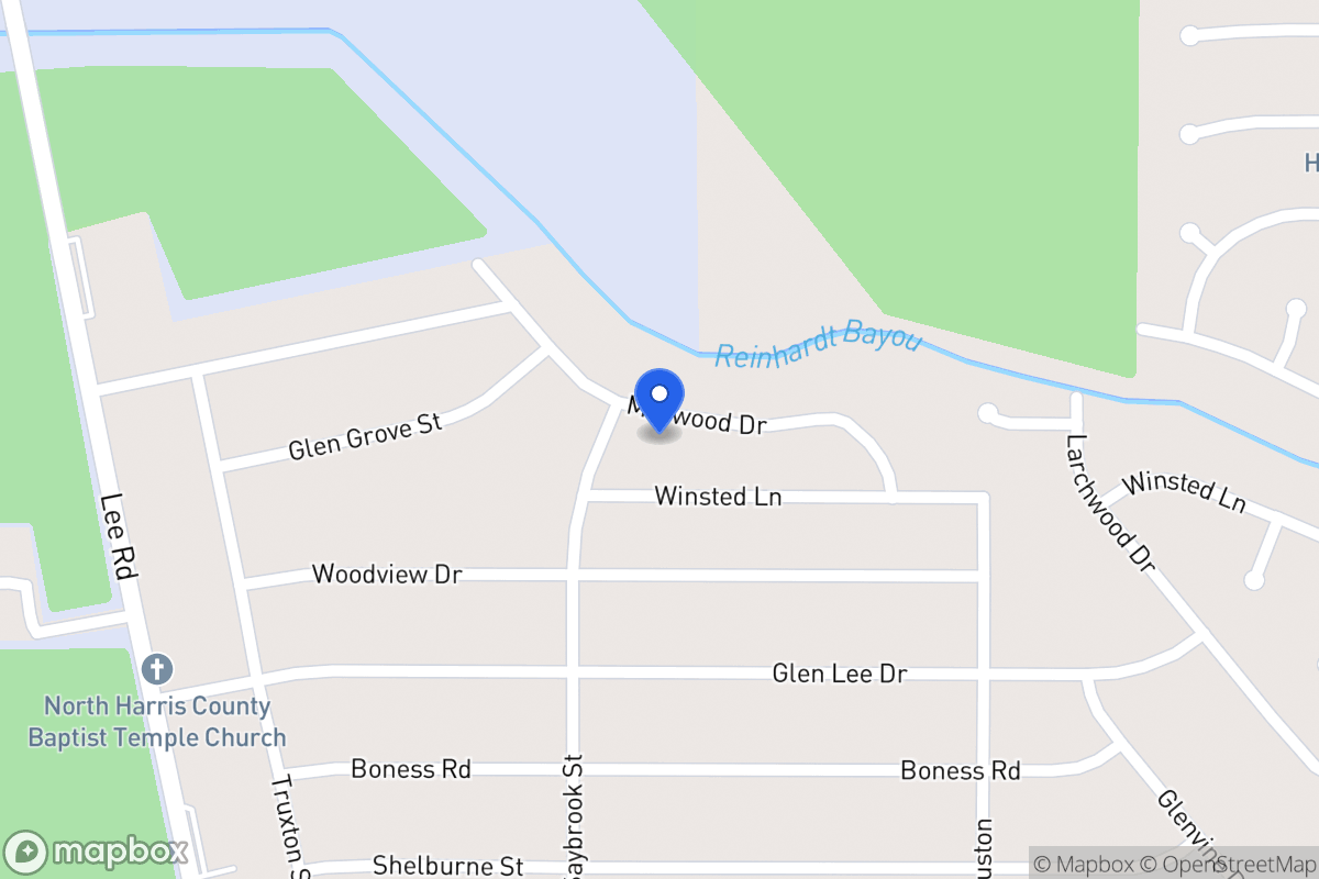 Map of 6010 Marwood Dr, Humble
